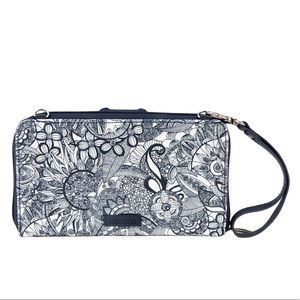 Sakroots Olympic Smartphone Crossbody/Wristlet/Wallet - Navy Spirit Desert